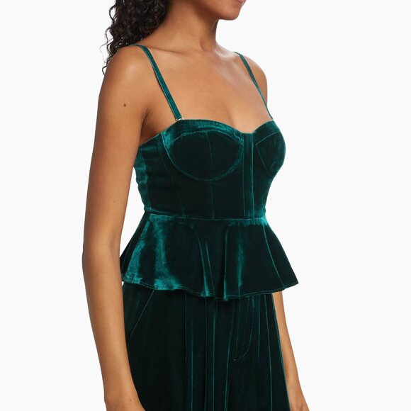 Cami NYC Colette Velvet Bustier Top - Picture 2 of 3